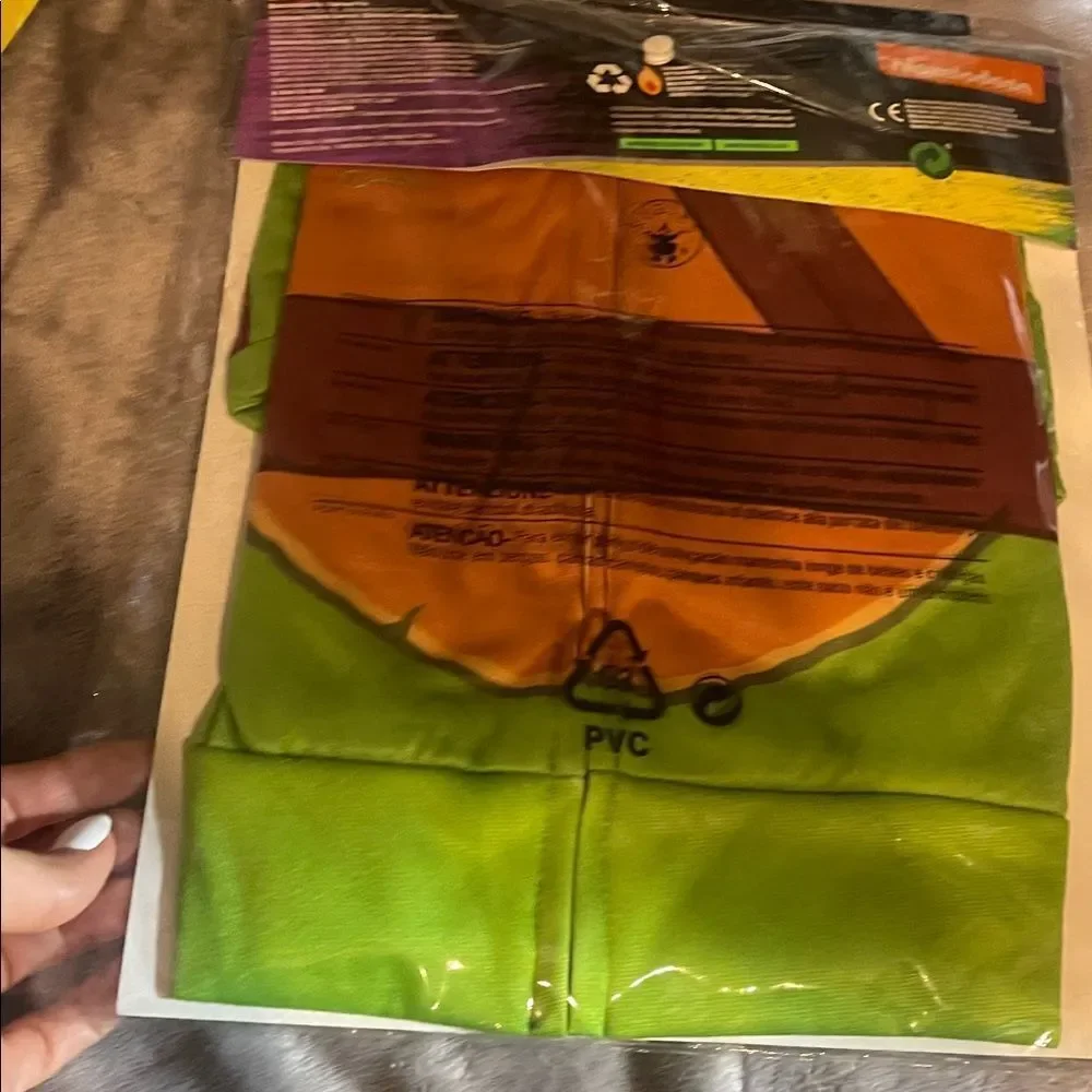 Nickelodeon TMNT Leonardo Kids Costume Hoodie - Green and Brown medium 5–7